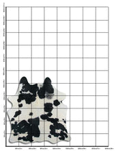 Įkelti vaizdą į galerijos rodinį, Baltas/Juodas karvės kailis S