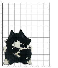 Įkelti vaizdą į galerijos rodinį, Baltas/Juodas karvės kailis L