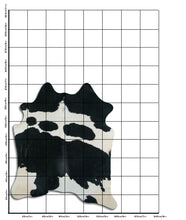 Įkelti vaizdą į galerijos rodinį, Baltas/Juodas karvės kailis XL