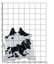 Įkelti vaizdą į galerijos rodinį, Baltas/Juodas karvės kailis L