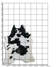 Įkelti vaizdą į galerijos rodinį, Baltas/Juodas karvės kailis XL