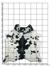 Įkelti vaizdą į galerijos rodinį, Baltas/Juodas karvės kailis XL