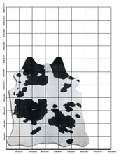 Įkelti vaizdą į galerijos rodinį, Baltas/Juodas karvės kailis XL