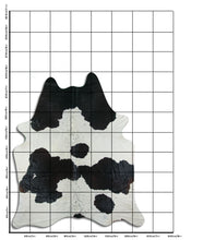 Įkelti vaizdą į galerijos rodinį, Baltas/Juodas karvės kailis XXL