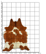 Įkelti vaizdą į galerijos rodinį, Rudas karvės kailis XL