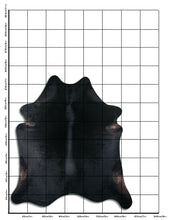 Įkelti vaizdą į galerijos rodinį, Juodas karvės kailis XL