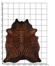 Įkelti vaizdą į galerijos rodinį, Zebro rašto karvės kailis XL