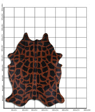 Įkelti vaizdą į galerijos rodinį, Žirafos rašto karvės kailis XL