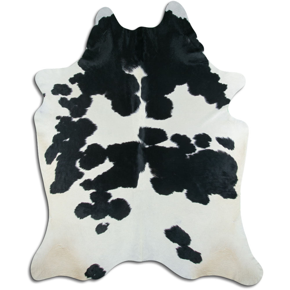 Baltas/Juodas karvės kailis XXXL