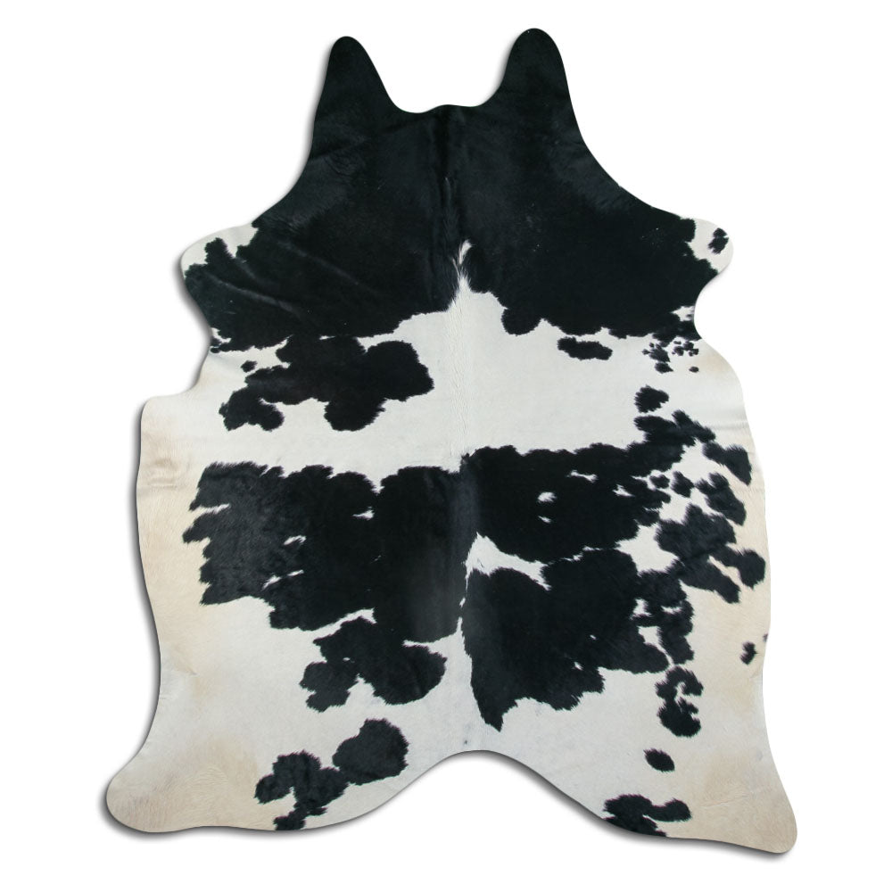 Baltas/Juodas karvės kailis XXL