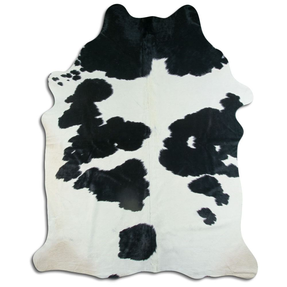 Baltas/Juodas karvės kailis XXL