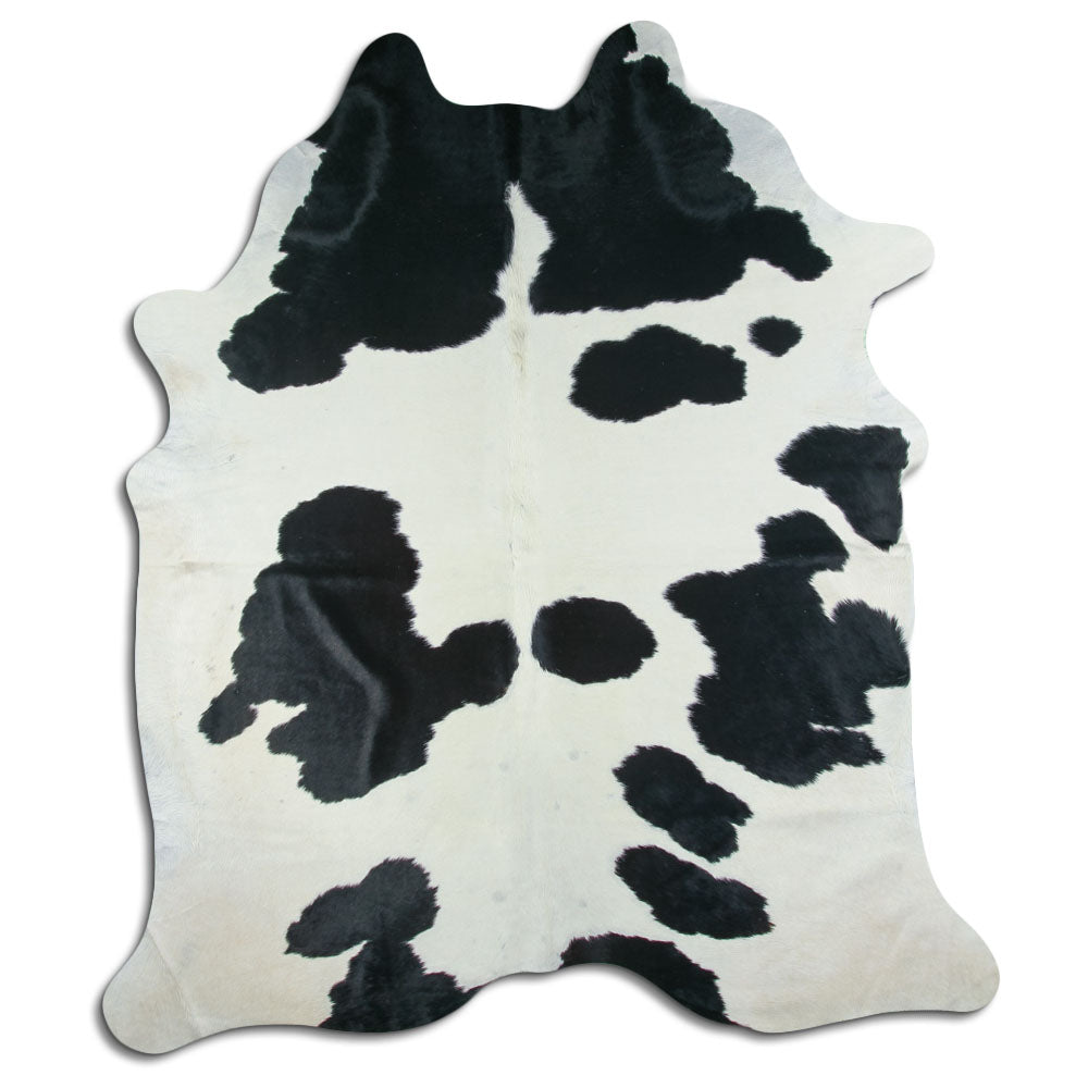Baltas/Juodas karvės kailis XXL