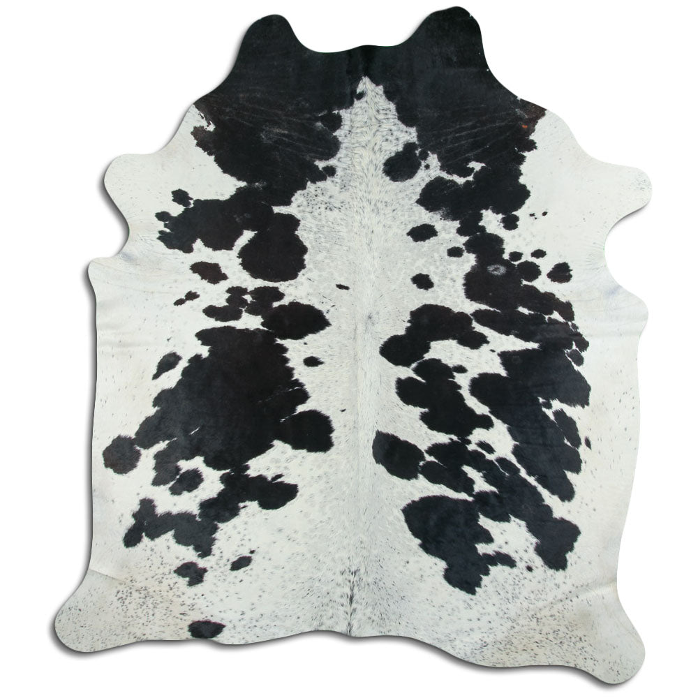 Baltas/Juodas karvės kailis XXL