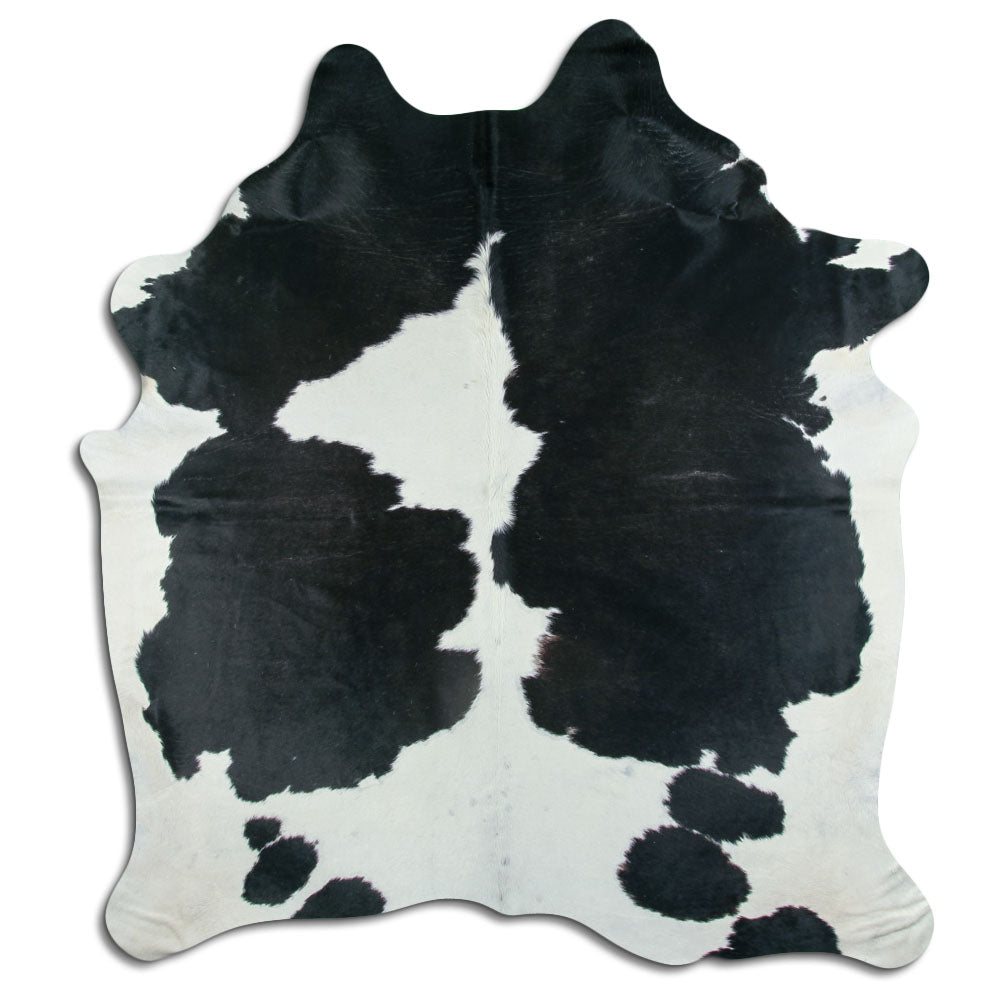 Baltas/Juodas karvės kailis XXL