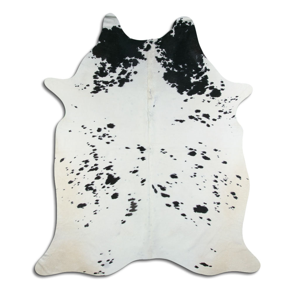 Baltas/Juodas karvės kailis XXL
