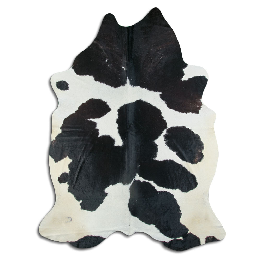 Baltas/Juodas karvės kailis XXL