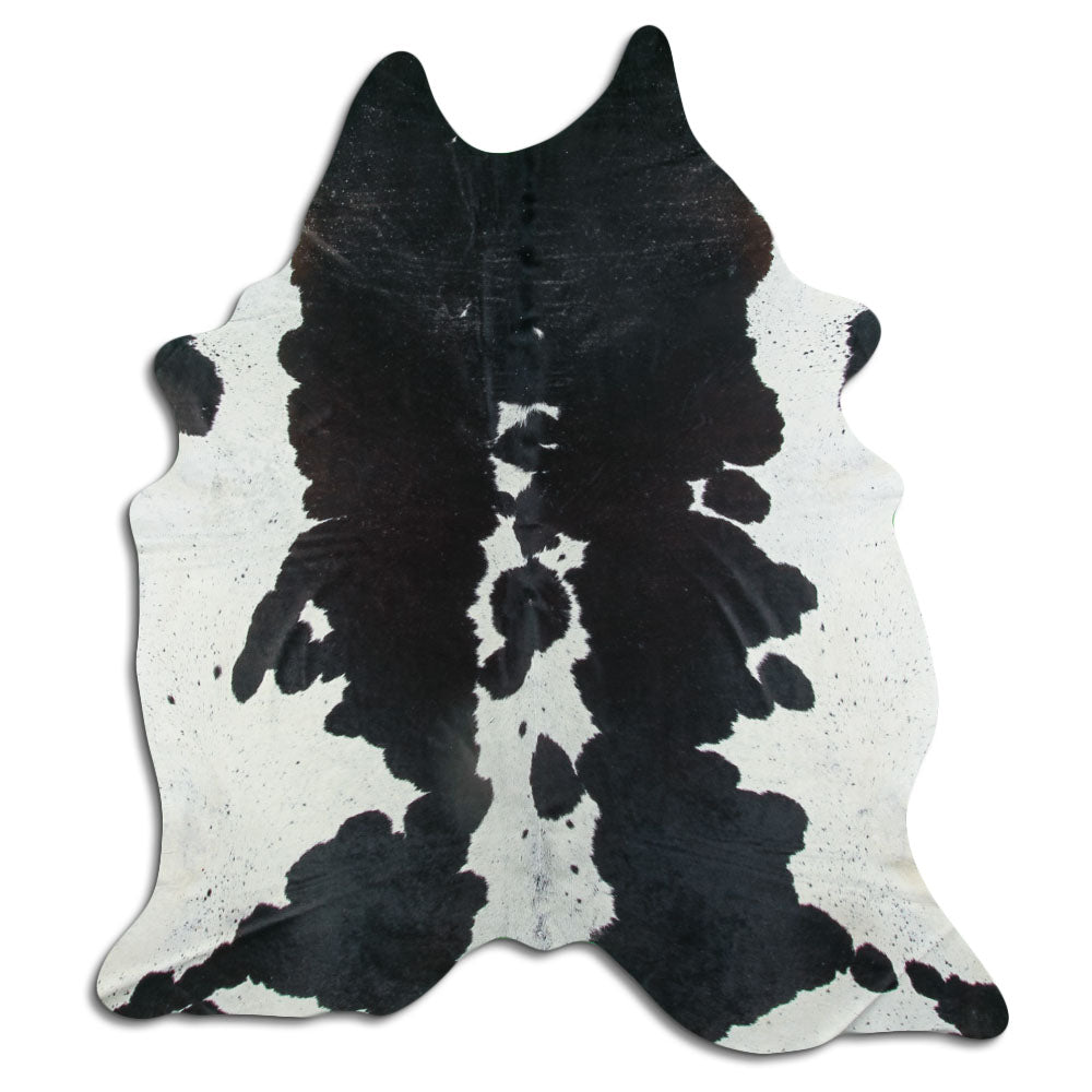 Baltas/Juodas karvės kailis XXL