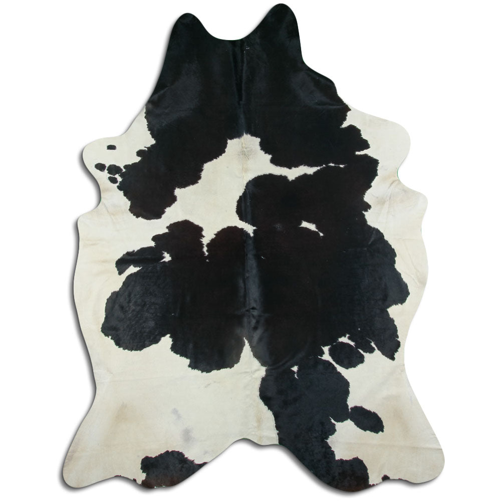 Baltas/Juodas karvės kailis XXL