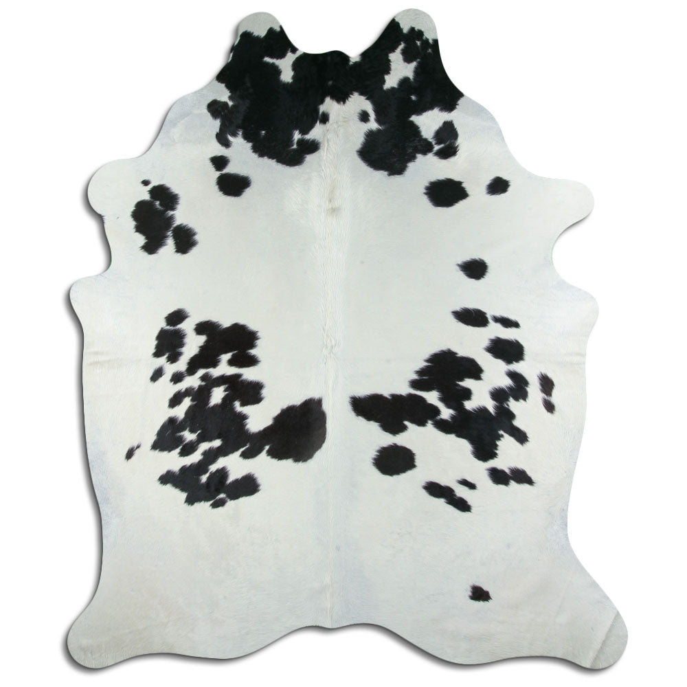 Baltas/Juodas karvės kailis XXL