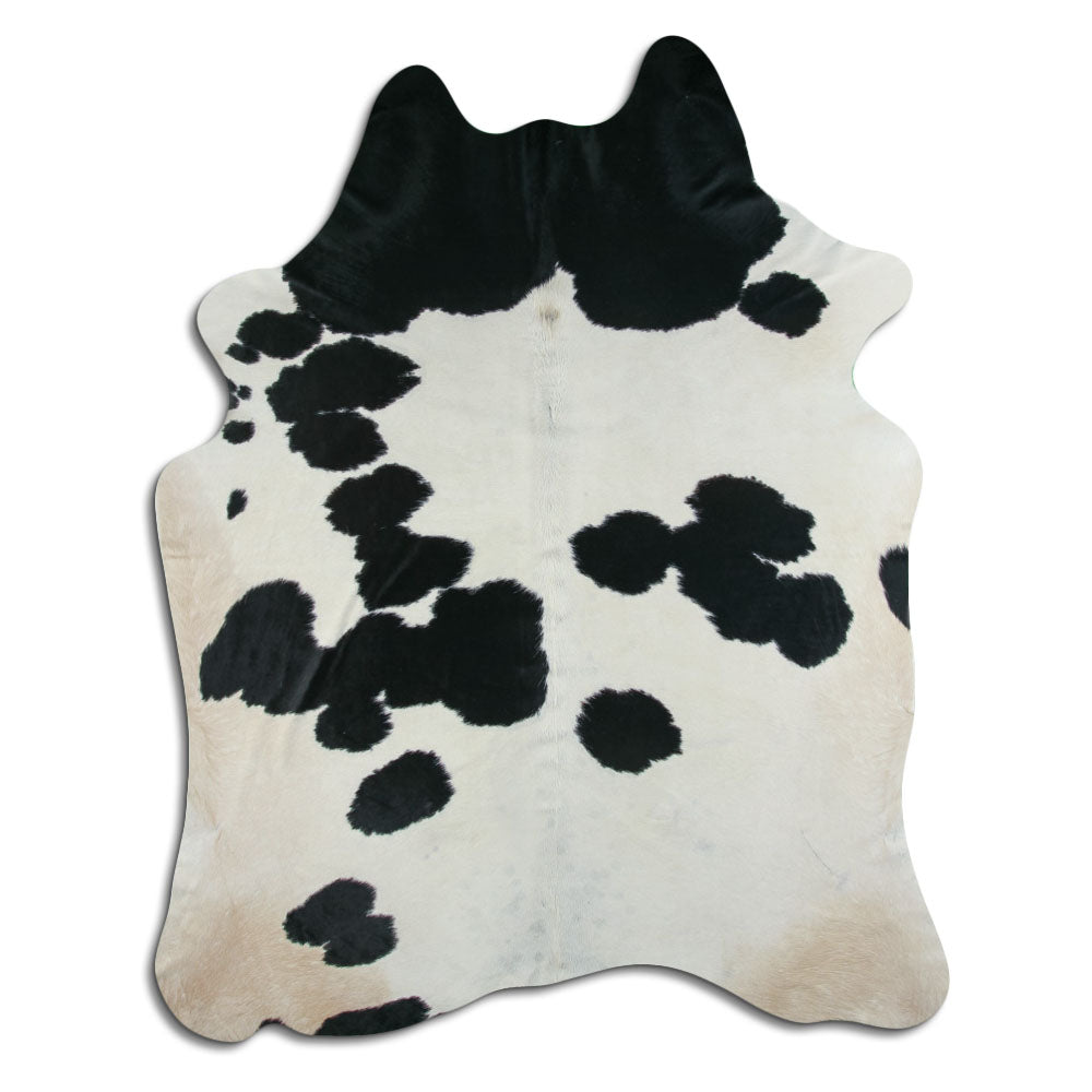 Baltas/Juodas karvės kailis XXL