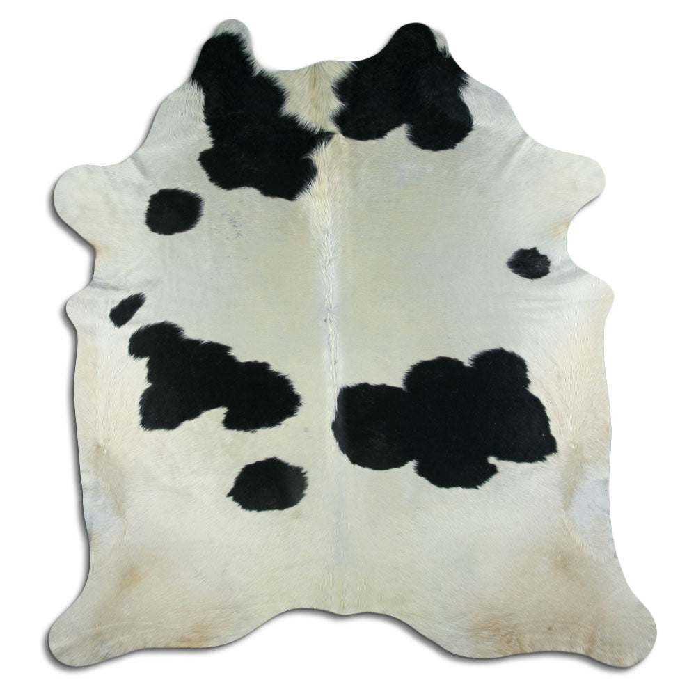 Baltas/Juodas karvės kailis XXL