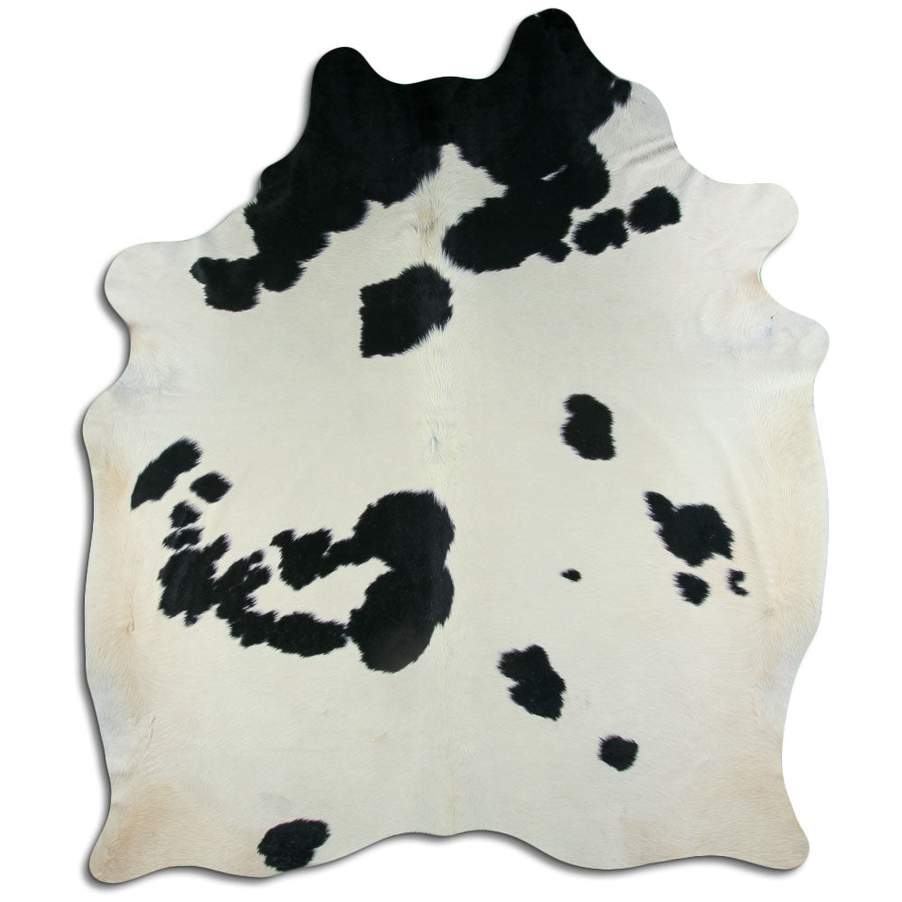 Baltas/Juodas karvės kailis XXXL
