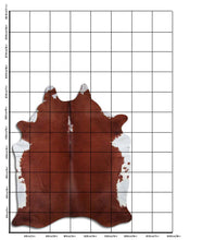 Įkelti vaizdą į galerijos rodinį, Rudas karvės kailis XL
