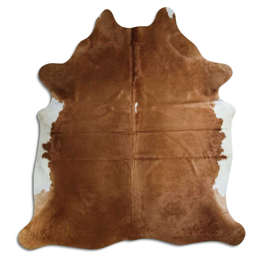 Rudas/Baltas karvės kailis XL