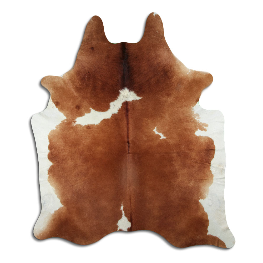 Rudas karvės kailis XL