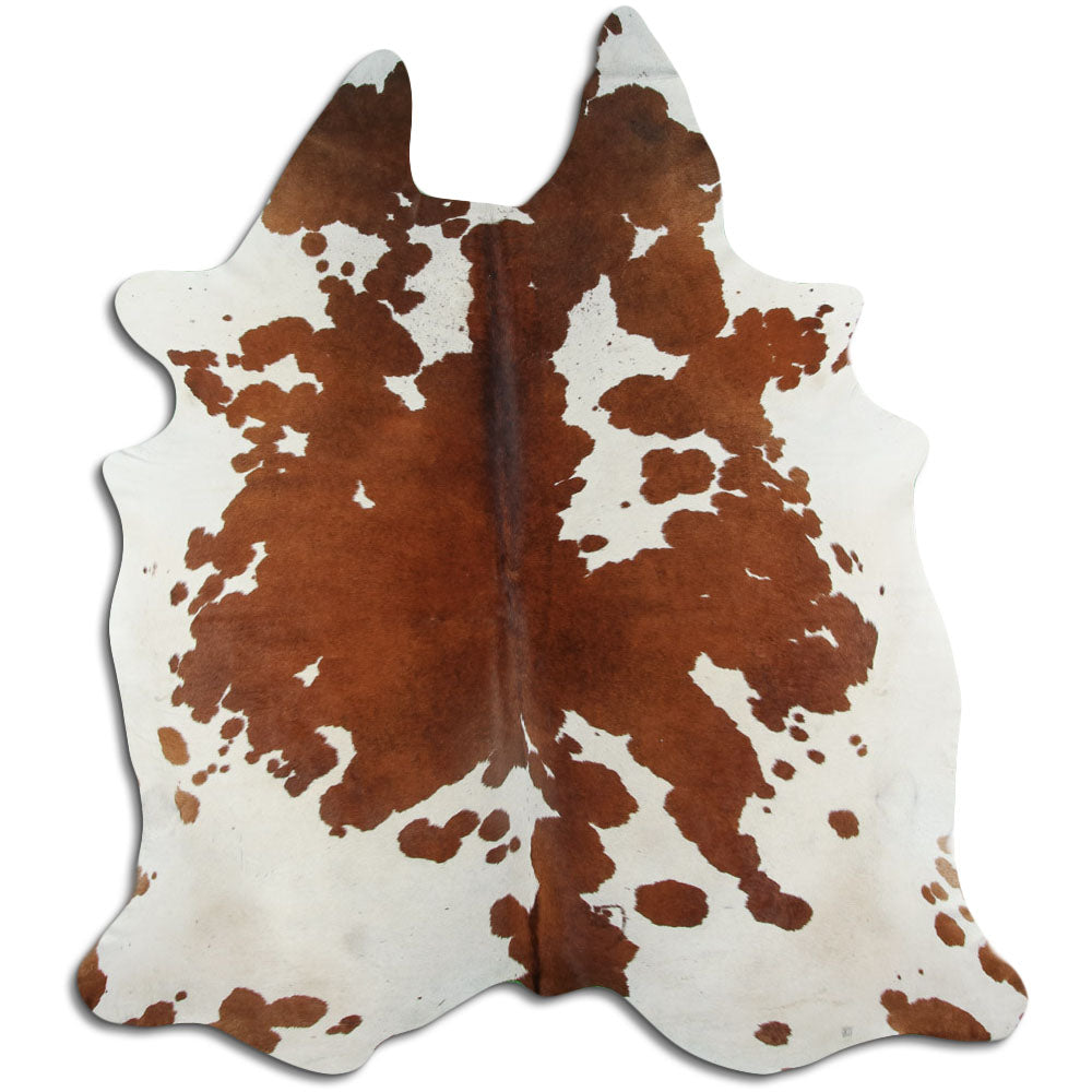 Rudas/Baltas karvės kailis XL
