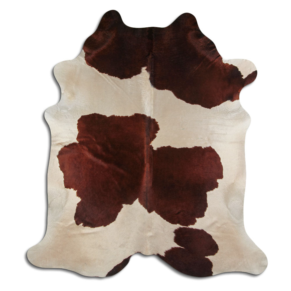 Rudas/Baltas karvės kailis XL