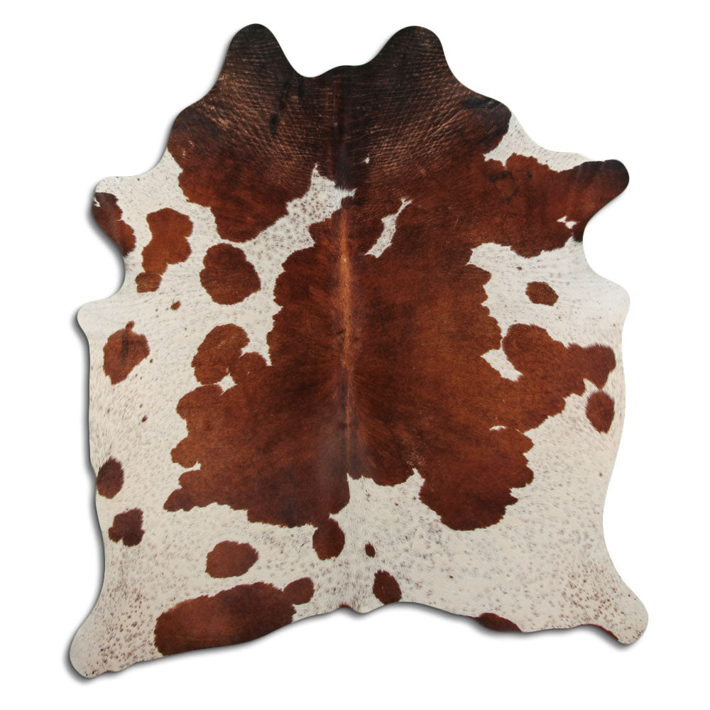 Rudas/Baltas karvės kailis L