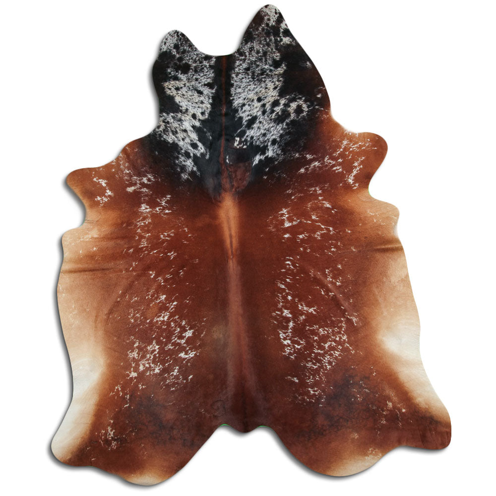 Rudas/Baltas karvės kailis XXXL