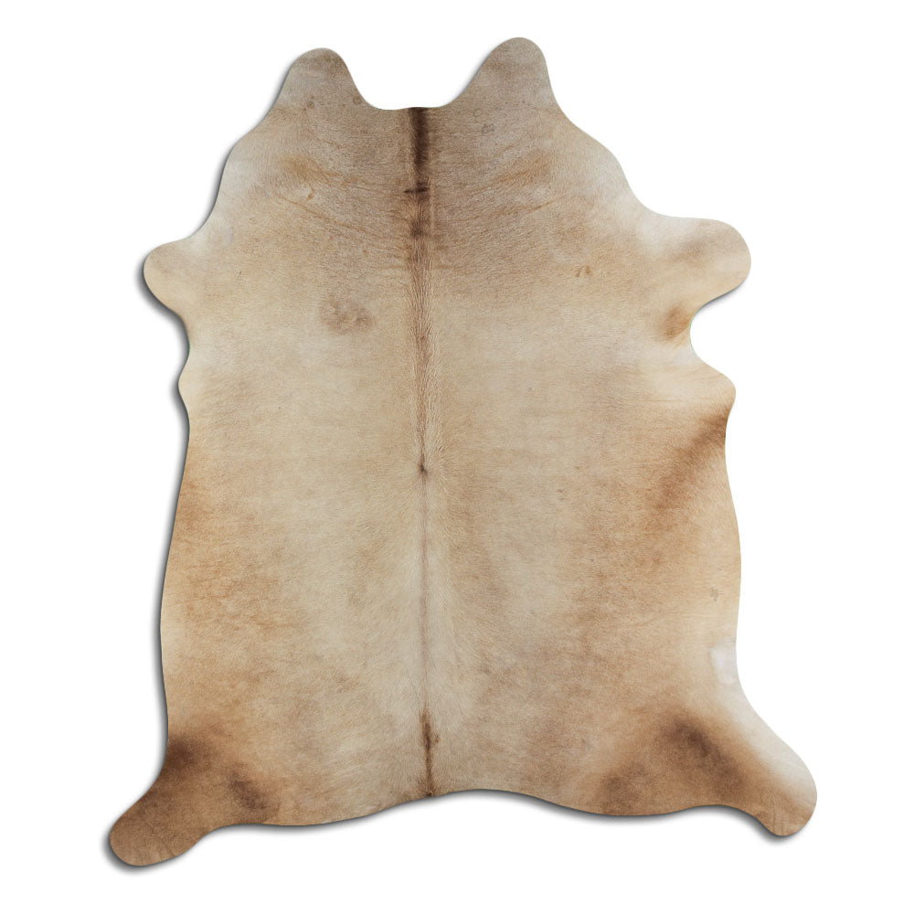 Šampaninis karvės kailis XL