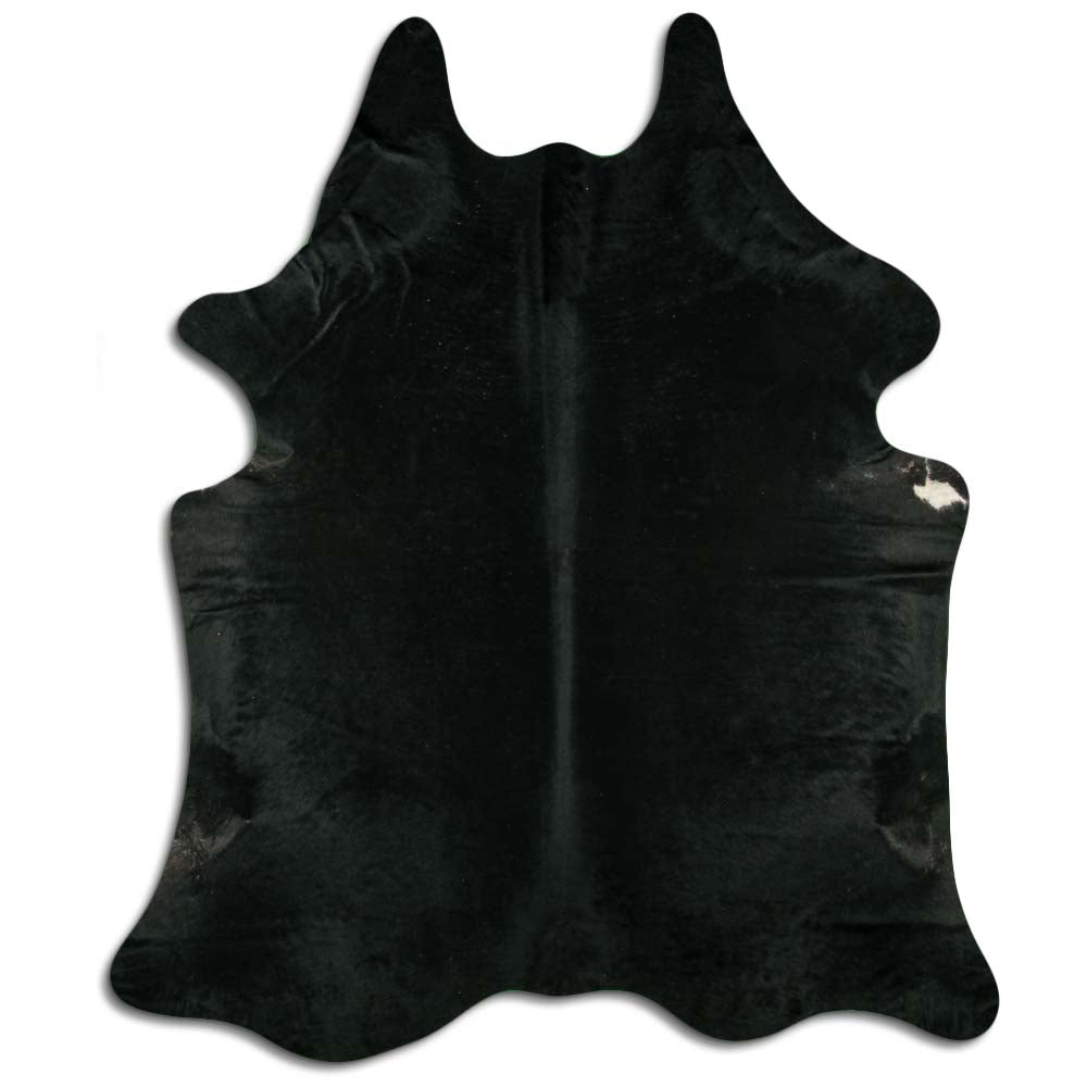 Juodas karvės kailis XL