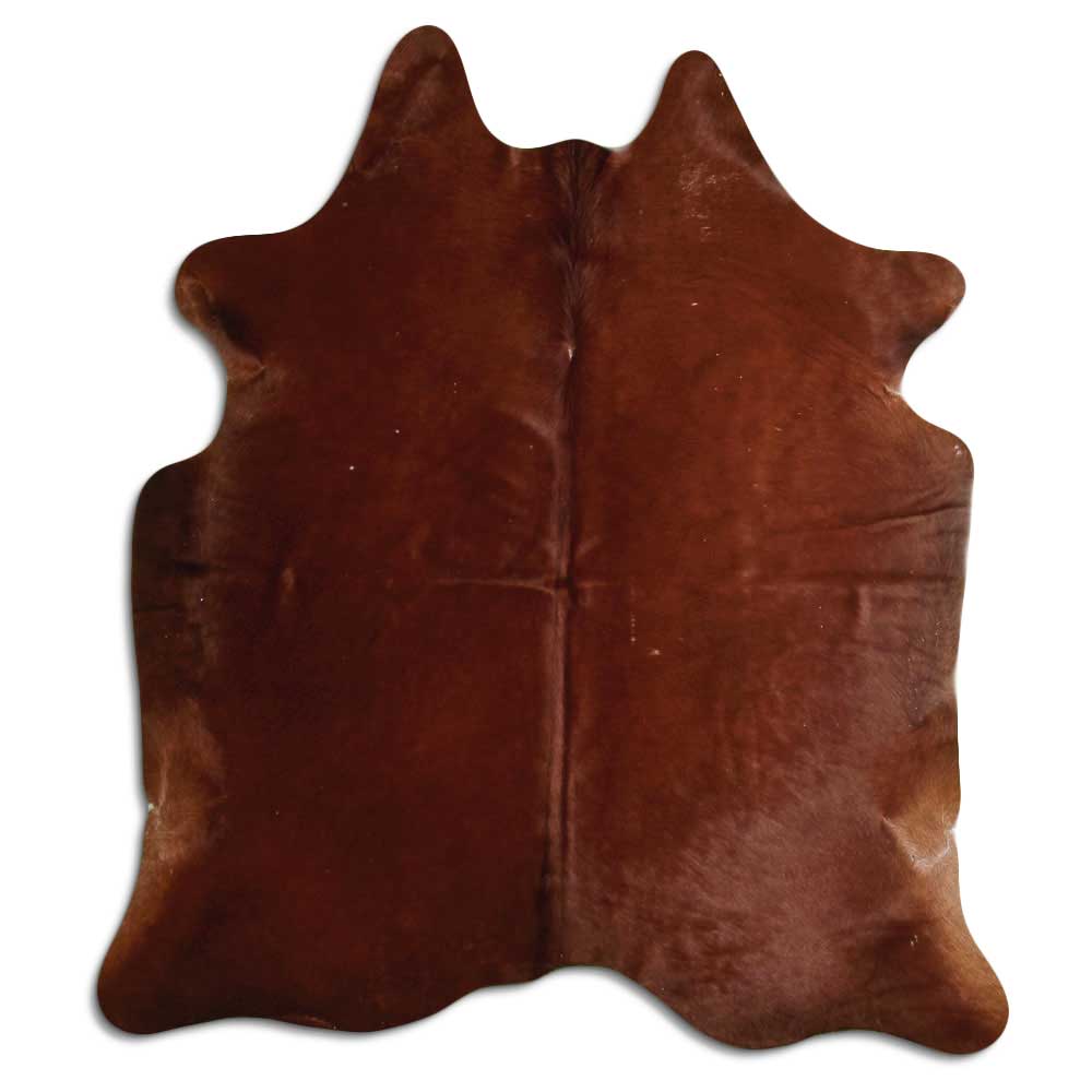 Rudas karvės kailis L