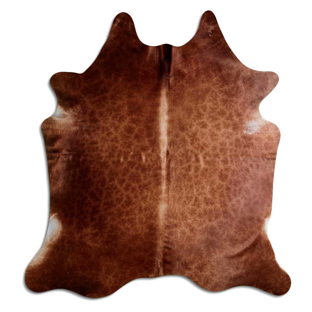 Rudas karvės kailis XL