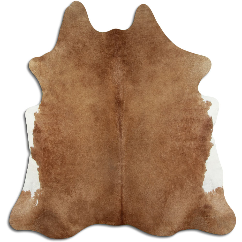 Rudas karvės kailis L