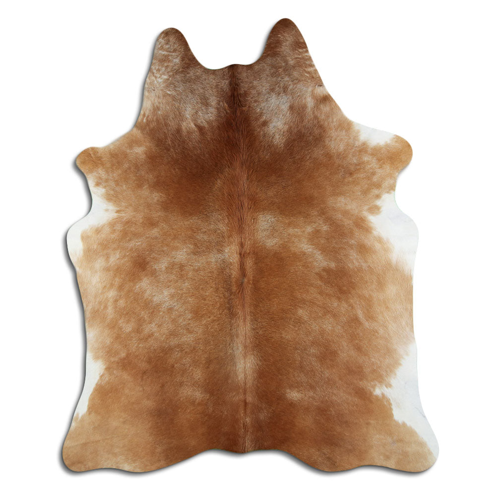 Rudas karvės kailis L