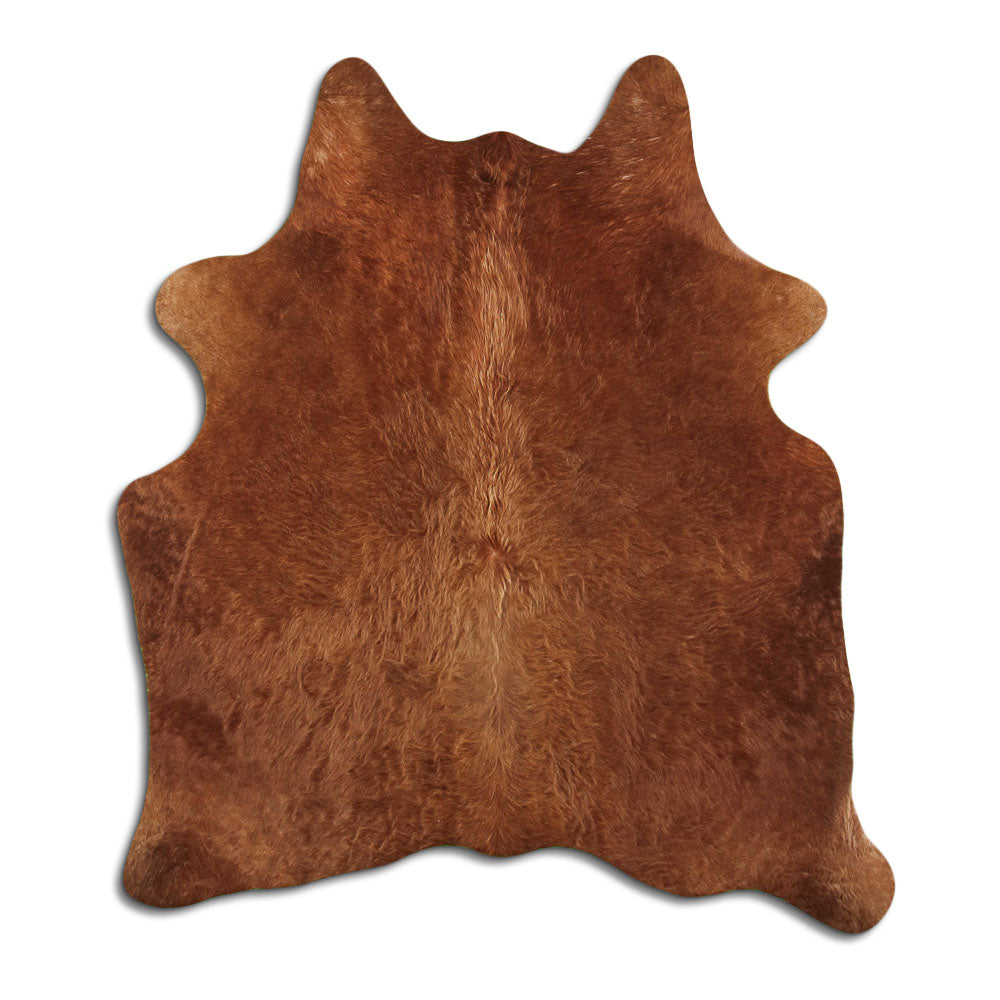 Rudas karvės kailis M