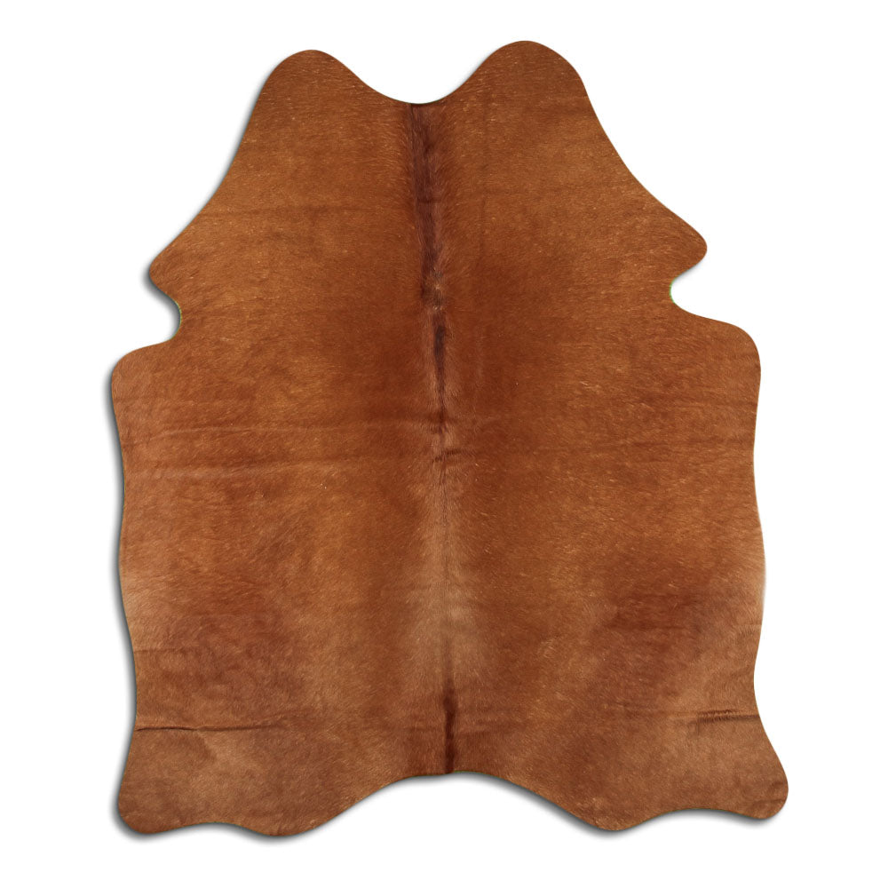 Rudas karvės kailis M