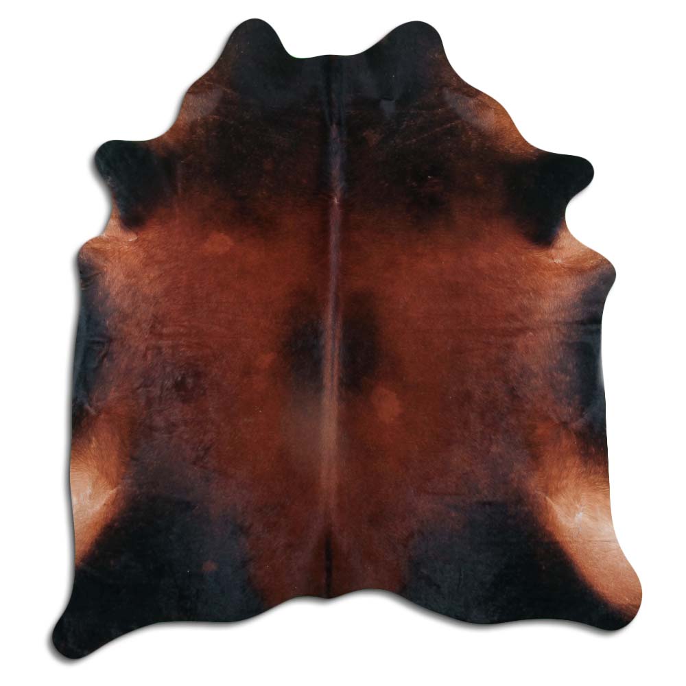 Rudas karvės kailis L