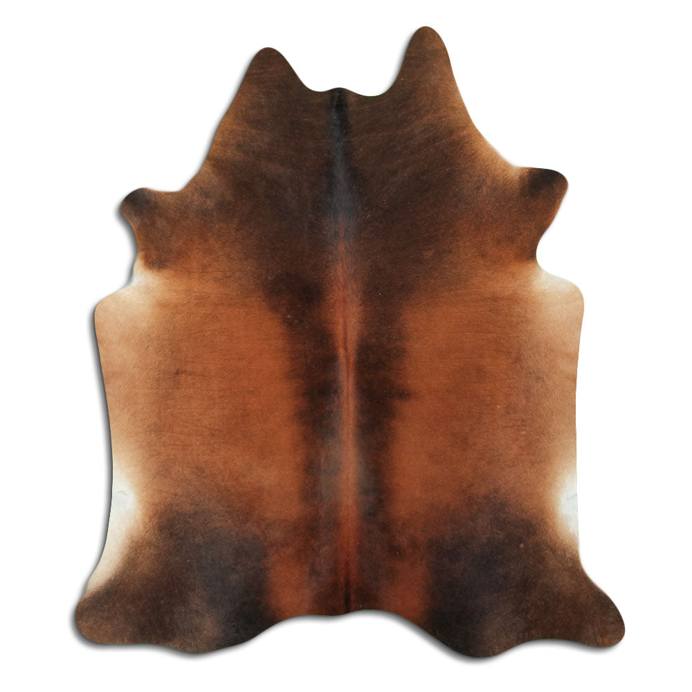 Rudas karvės kailis L