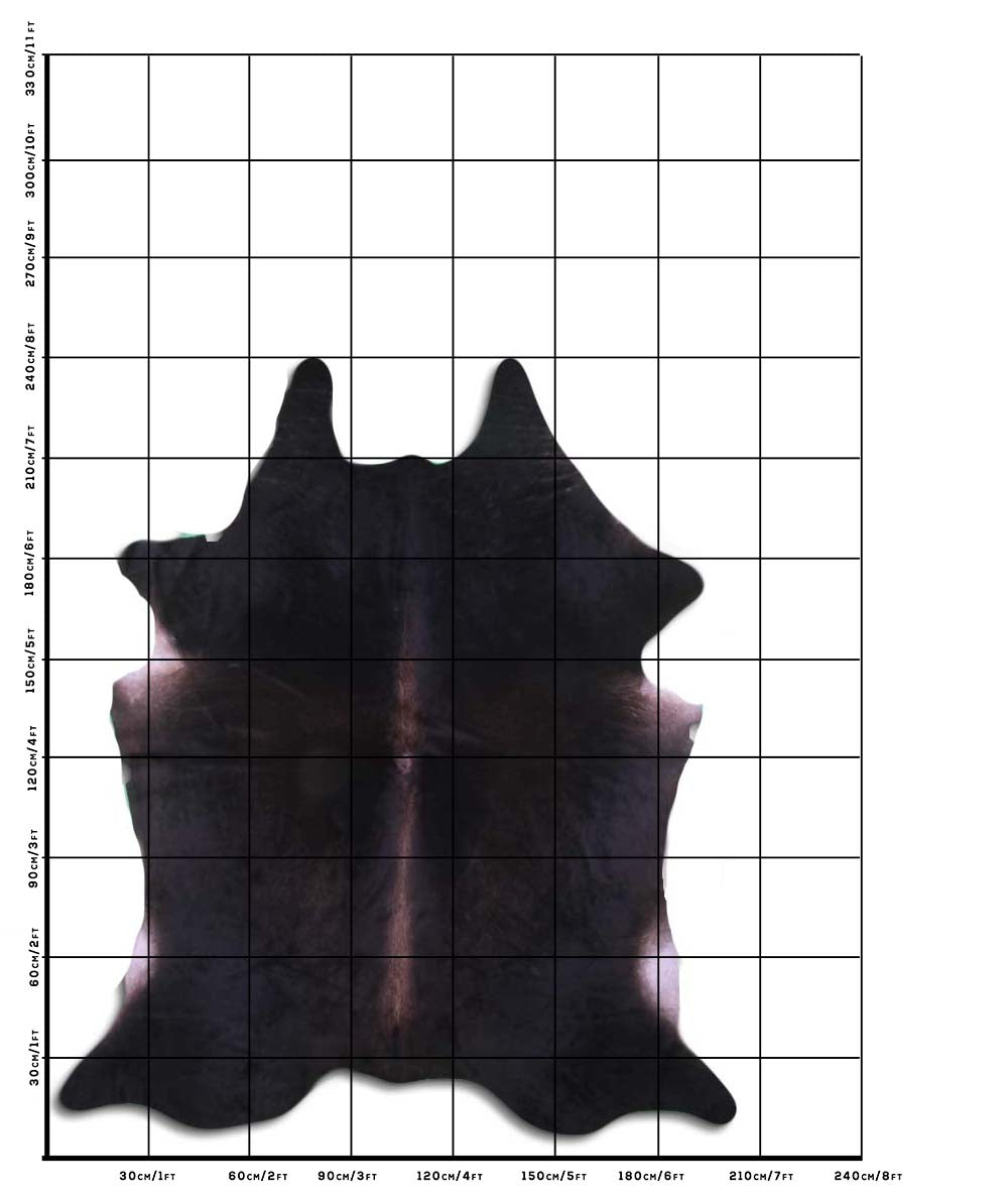 Rudas karvės kailis XXL