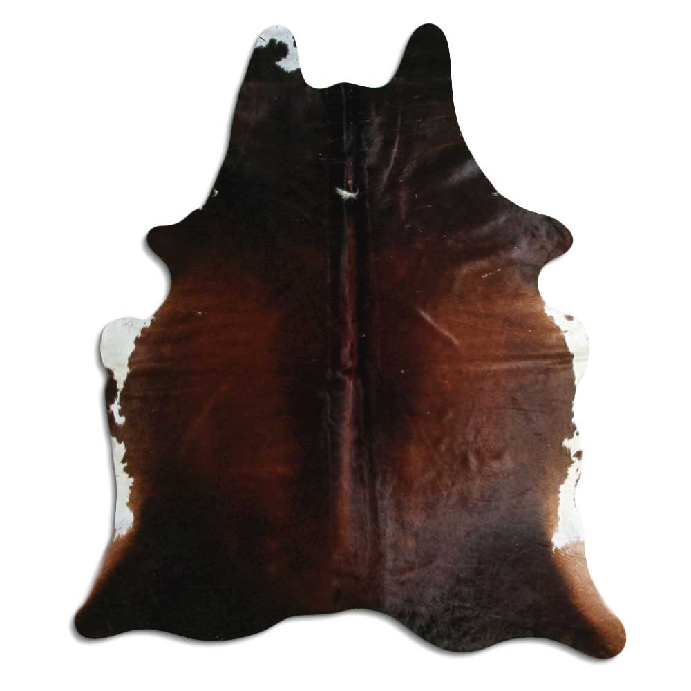 Rudas karvės kailis XL