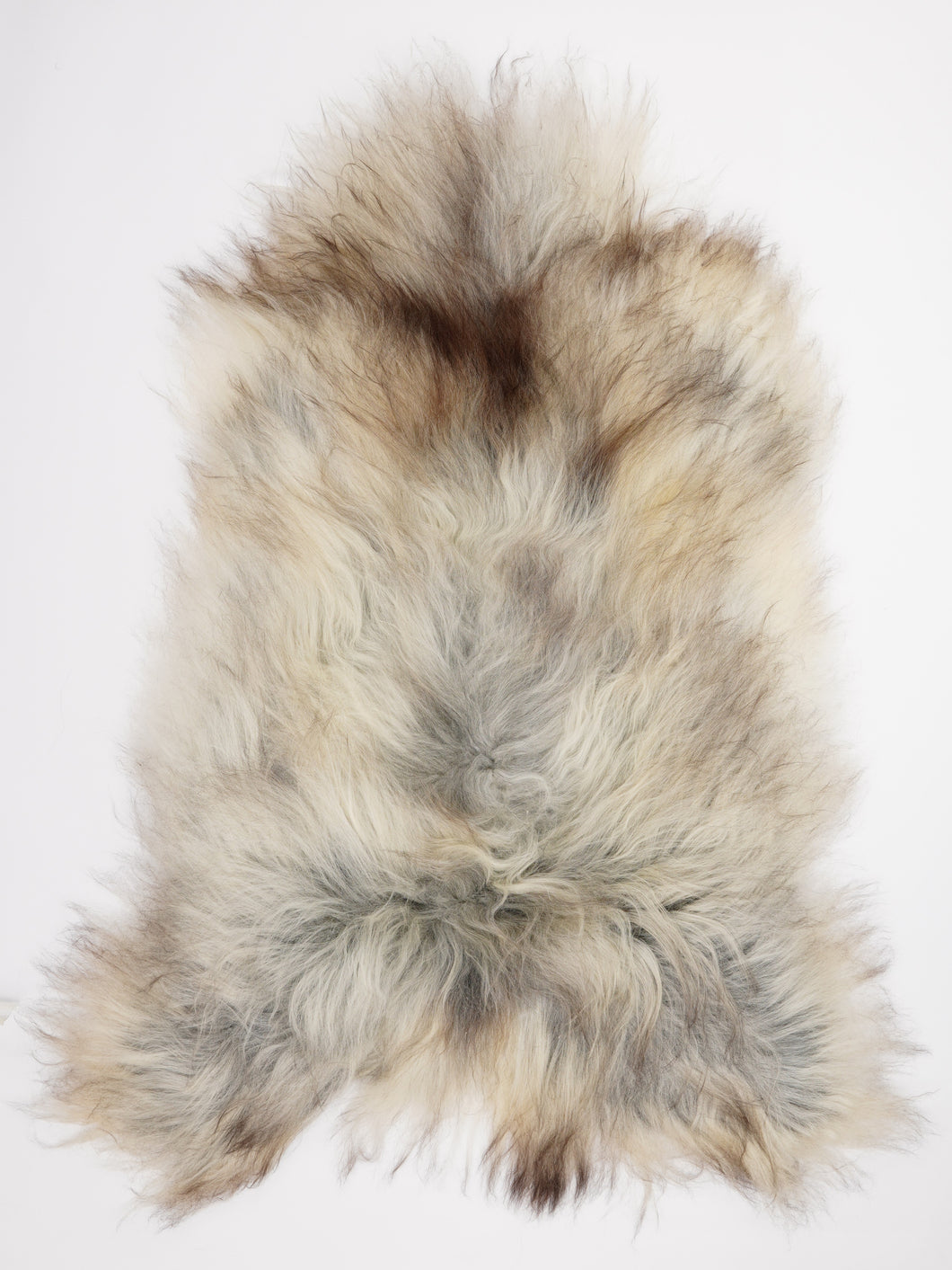 Pilkas islandiškas avikailis XXL