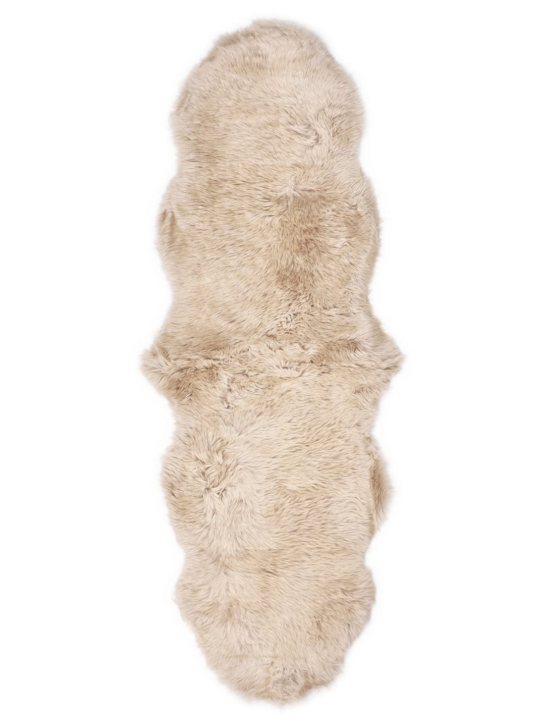 Susiūtas dvigubas Naujosios Zelandijos avikailis 180 x 60 cm – Beige