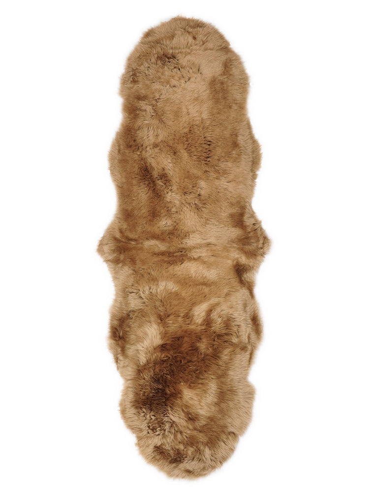 Susiūtas dvigubas Naujosios Zelandijos avikailis 180 x 60 cm – Ginger