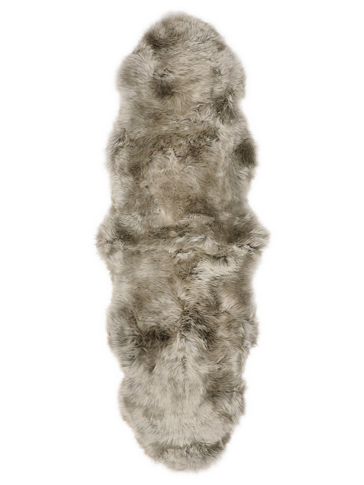 Susiūtas dvigubas Naujosios Zelandijos avikailis 180 x 60 cm – Taupe